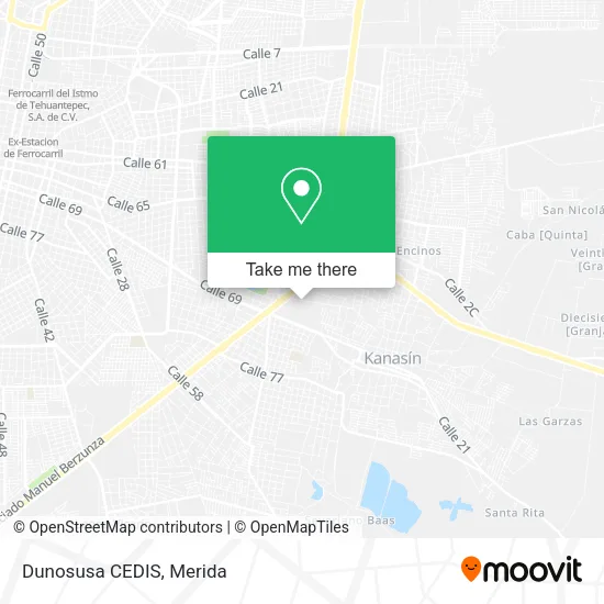 Mapa de Dunosusa CEDIS