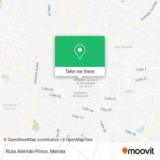 Mapa de Ruta Alemán-Pinos