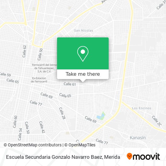 Escuela Secundaria Gonzalo Navarro Baez map
