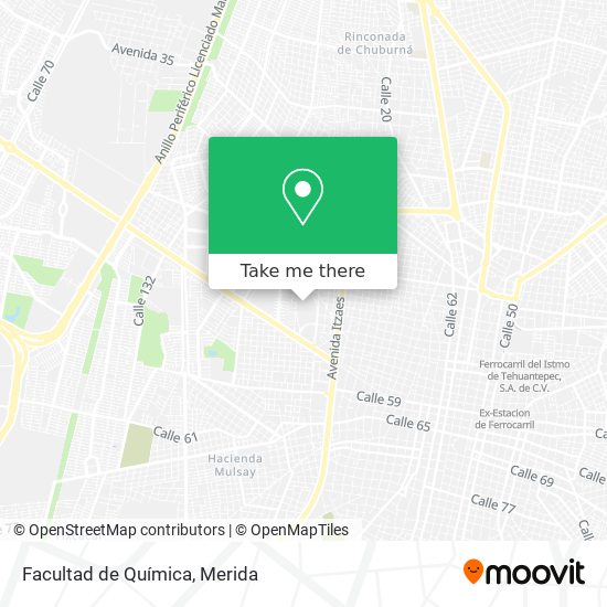 Mapa de Facultad de Química
