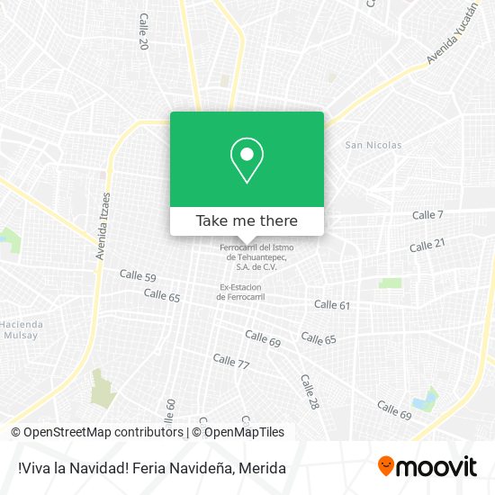 !Viva la Navidad! Feria Navideña map