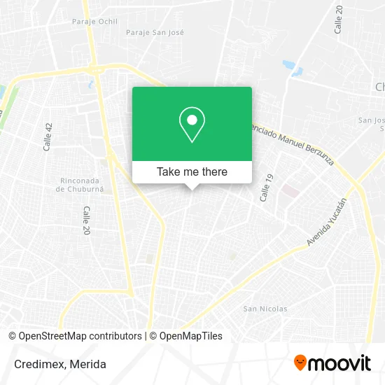 Mapa de Credimex