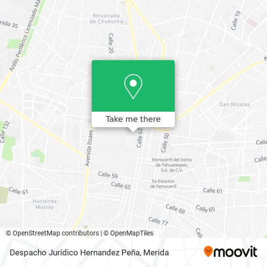 Despacho Jurídico Hernandez Peña map