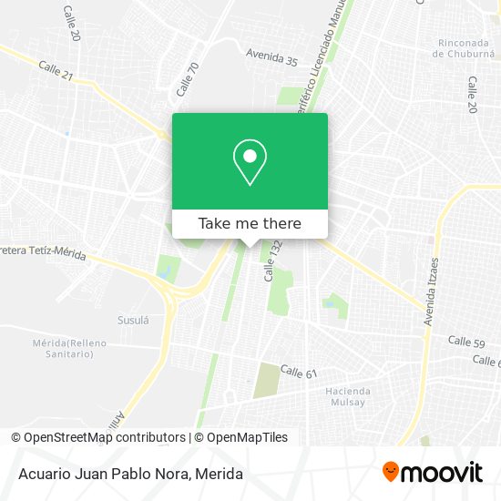 Mapa de Acuario Juan Pablo Nora