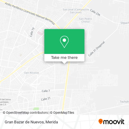 Mapa de Gran Bazar de Nuevos