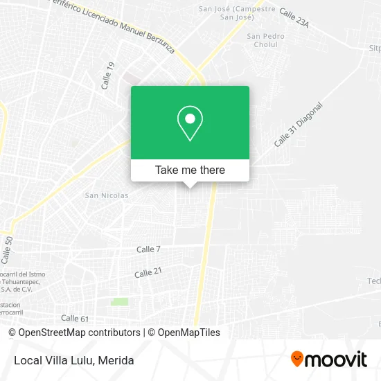 Mapa de Local Villa Lulu