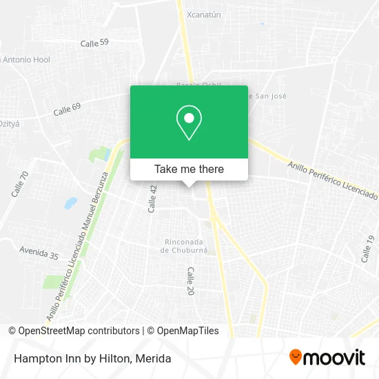 Hampton Inn by Hilton map