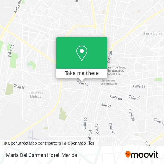Mapa de Maria Del Carmen Hotel