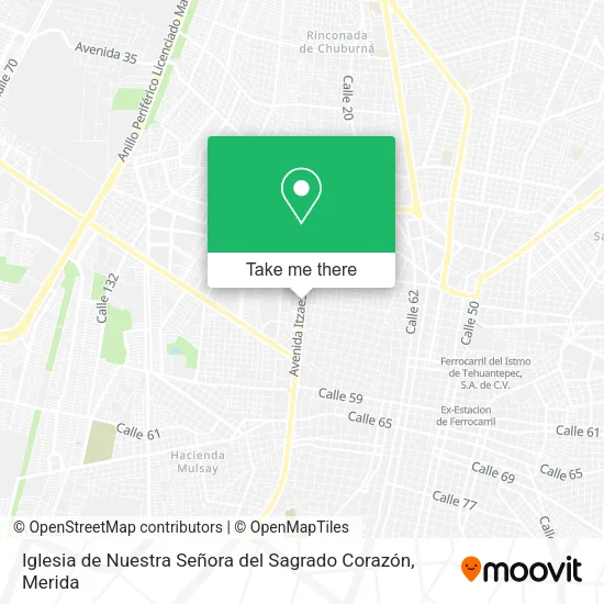 Iglesia de Nuestra Señora del Sagrado Corazón map