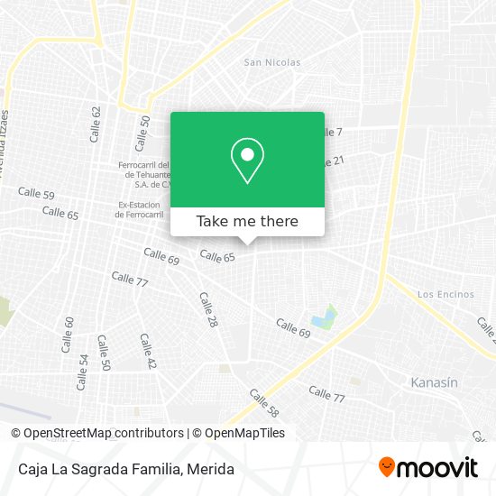 Mapa de Caja La Sagrada Familia