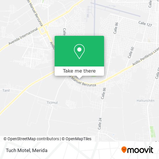 Tuch Motel map