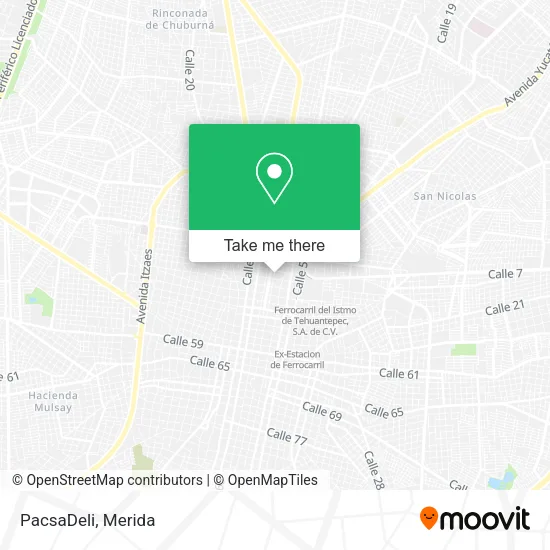 Mapa de PacsaDeli