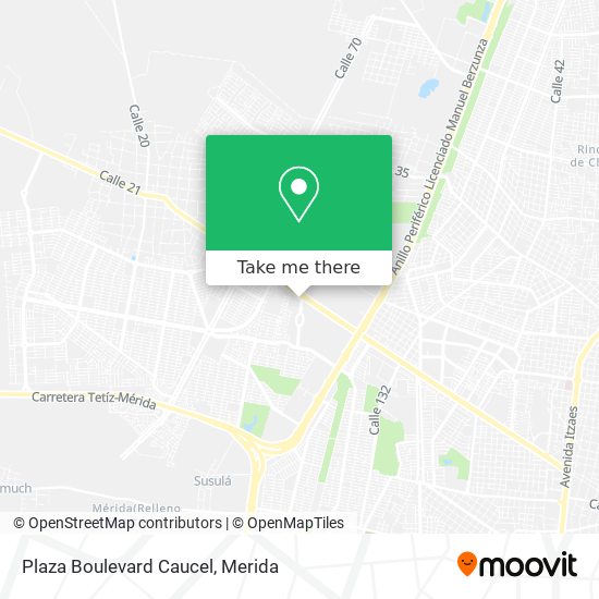 Mapa de Plaza Boulevard Caucel