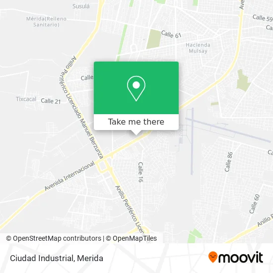 Ciudad Industrial map
