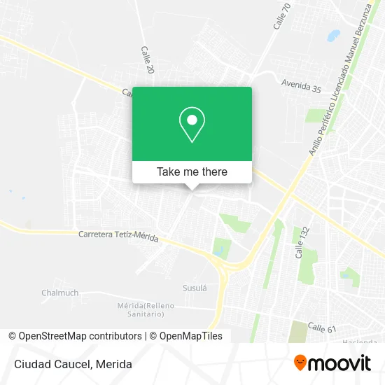 Mapa de Ciudad Caucel