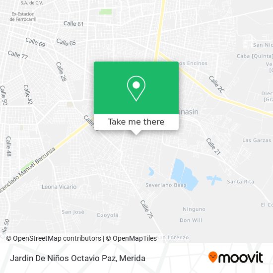 Jardin De Niños Octavio Paz map