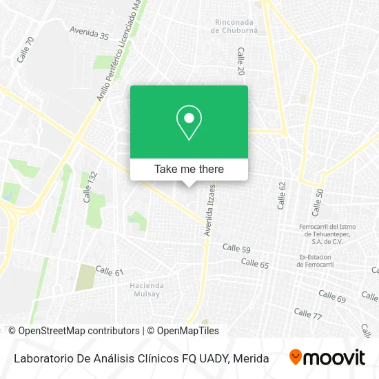 Mapa de Laboratorio De Análisis Clínicos FQ UADY