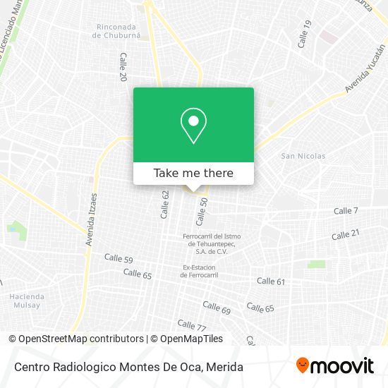 Centro Radiologico Montes De Oca map