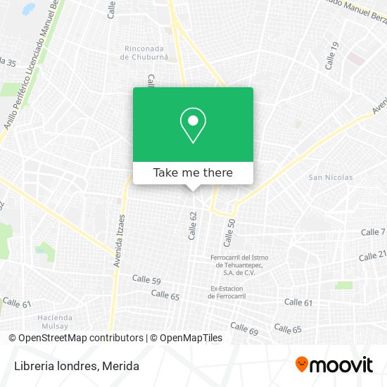 Mapa de Libreria londres