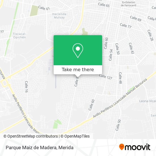 Parque Maiz de Madera map