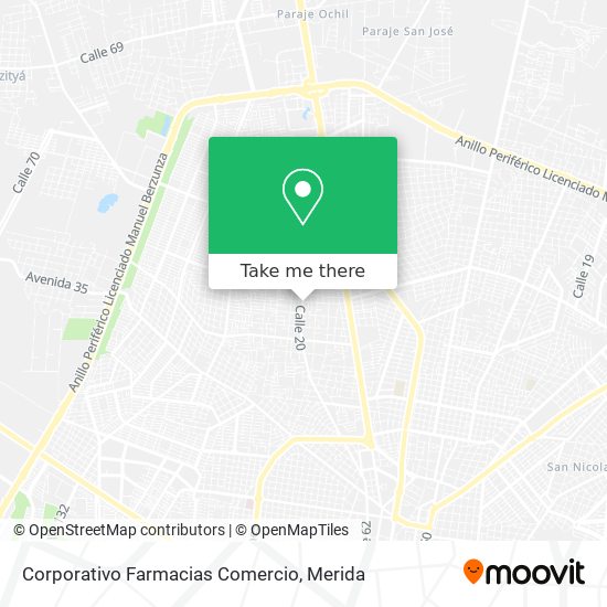 Corporativo Farmacias Comercio map