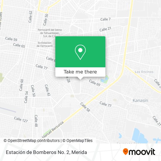 Mapa de Estación de Bomberos No. 2