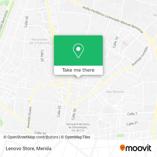 Mapa de Lenovo Store