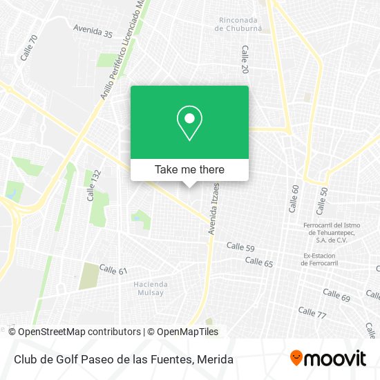 Club de Golf Paseo de las Fuentes map