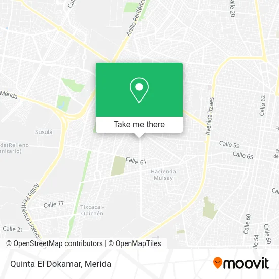Quinta El Dokamar map