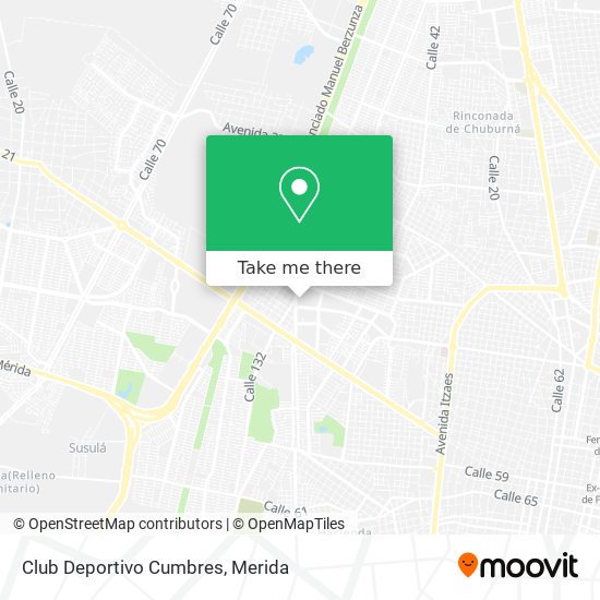 Club Deportivo Cumbres map