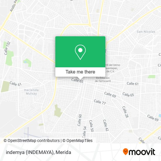 Mapa de indemya (INDEMAYA)