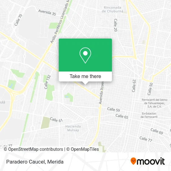 Paradero Caucel map