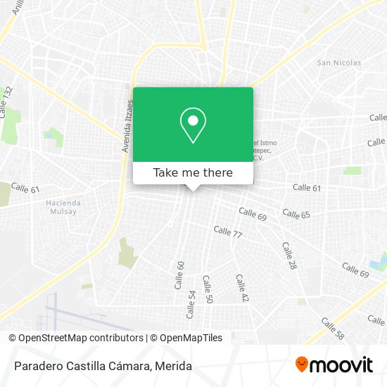 Paradero Castilla Cámara map