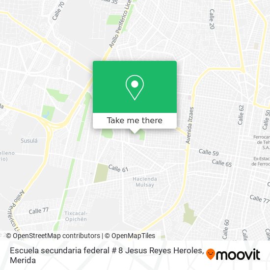 Escuela secundaria federal # 8 Jesus Reyes Heroles map