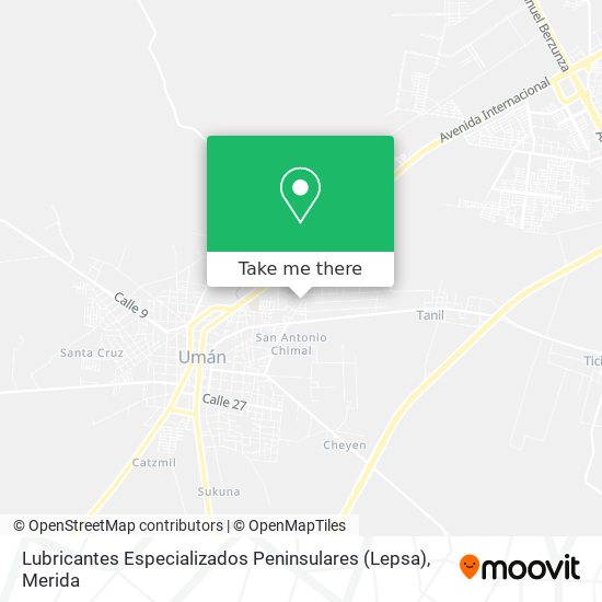 Lubricantes Especializados Peninsulares (Lepsa) map