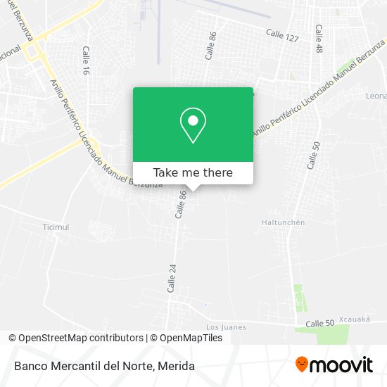 Banco Mercantil del Norte map