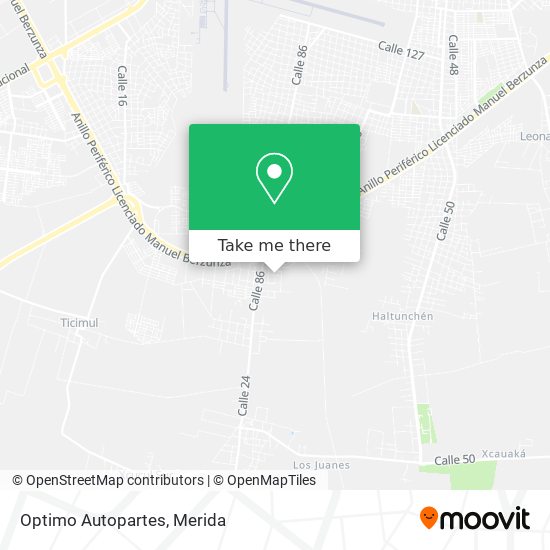 Mapa de Optimo Autopartes
