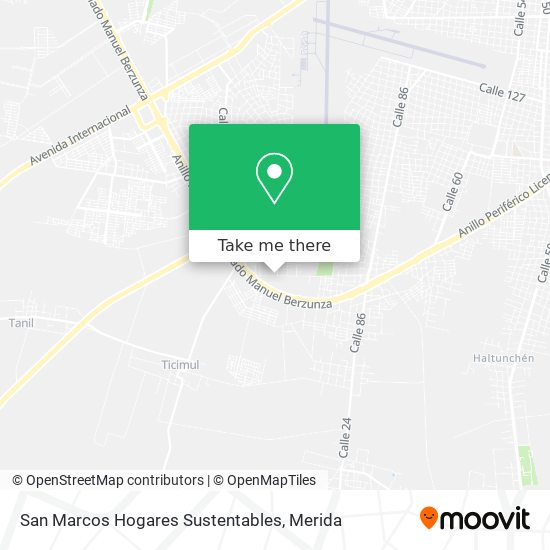 San Marcos Hogares Sustentables map