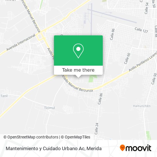 Mantenimiento y Cuidado Urbano Ac map
