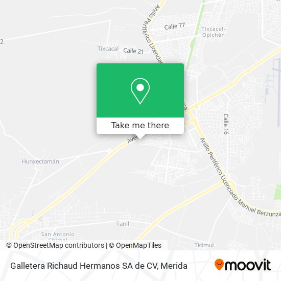 Galletera Richaud Hermanos SA de CV map