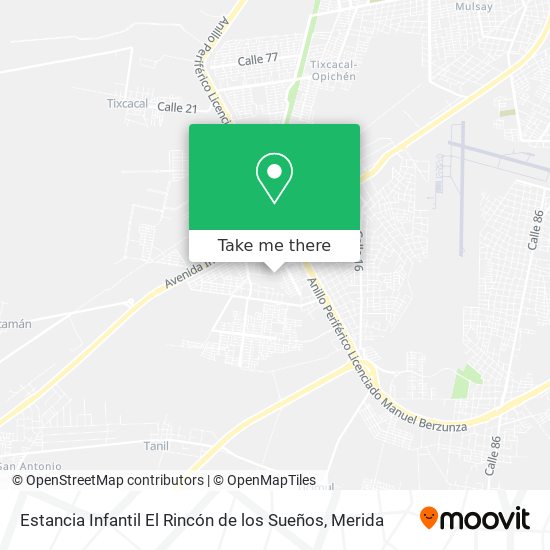 Estancia Infantil El Rincón de los Sueños map
