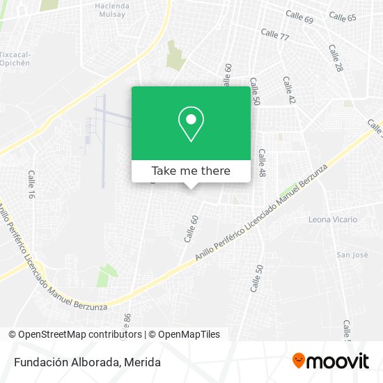 Fundación Alborada map