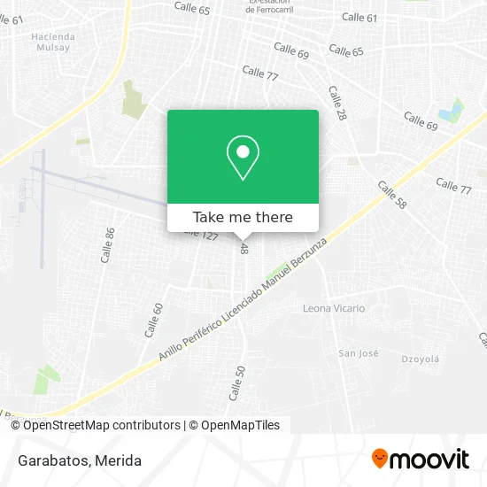 Garabatos map