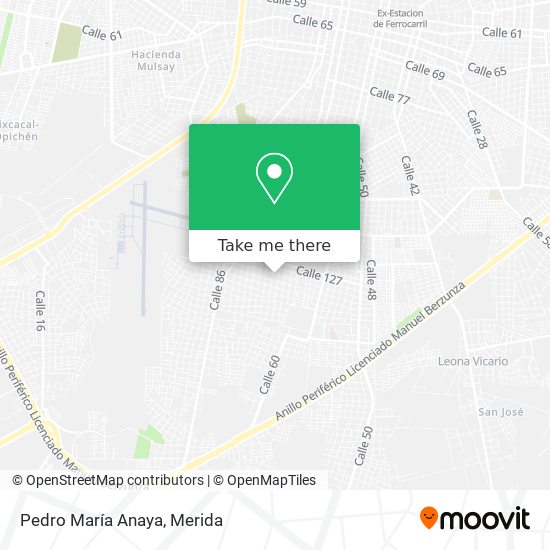 Mapa de Pedro María Anaya