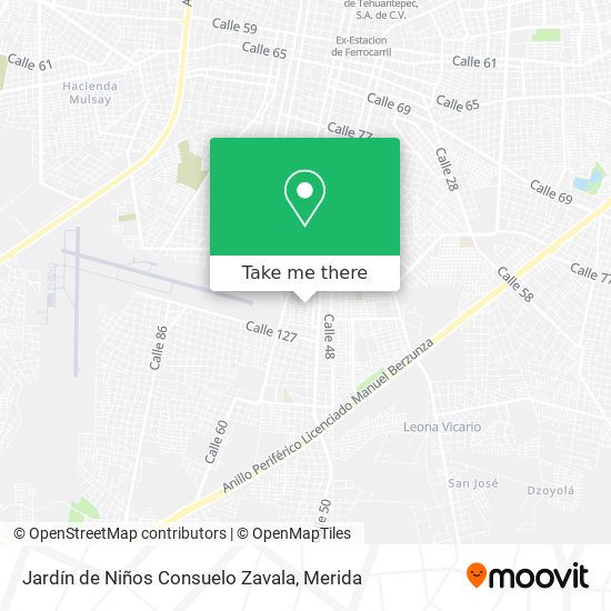 Jardín de Niños Consuelo Zavala map