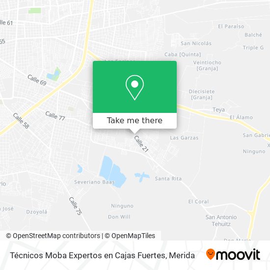 Mapa de Técnicos Moba Expertos en Cajas Fuertes