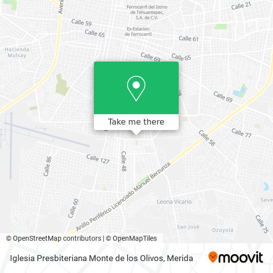 Iglesia Presbiteriana Monte de los Olivos map