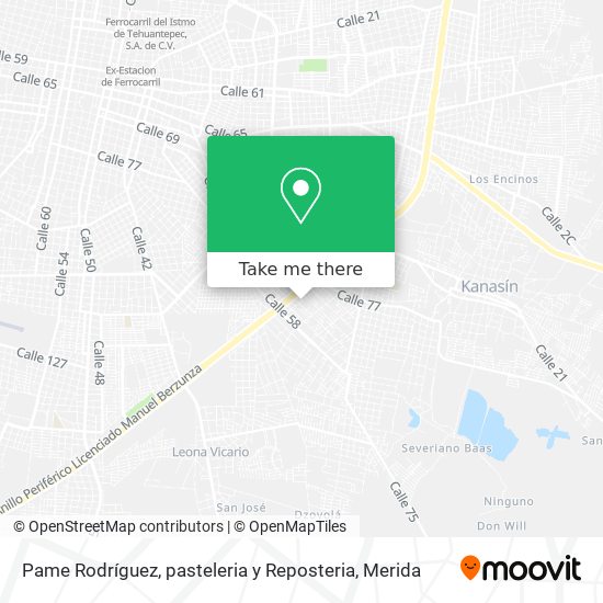 Pame Rodríguez, pasteleria y Reposteria map