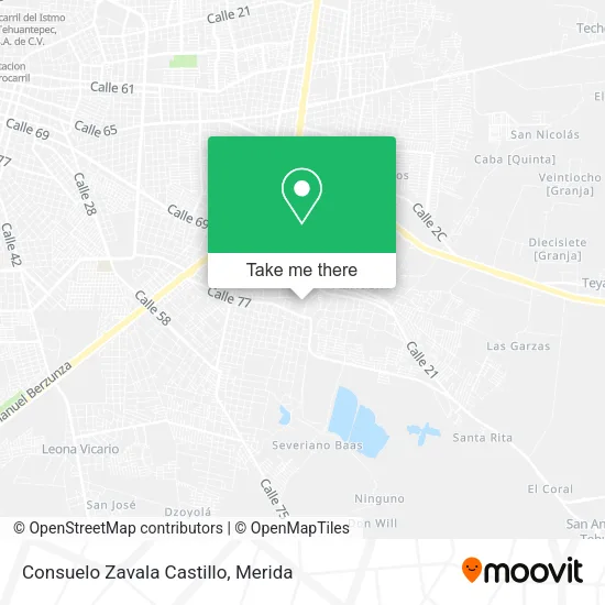 Mapa de Consuelo Zavala Castillo