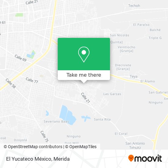 El Yucateco México map